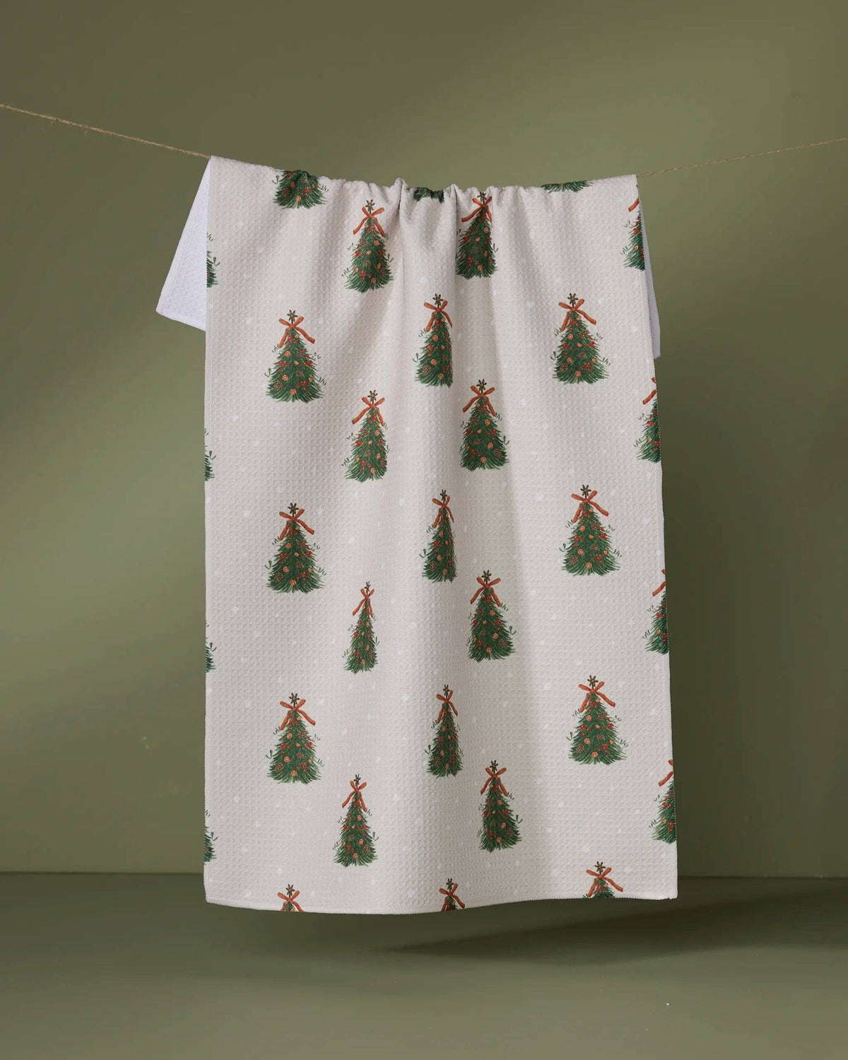 Arbolitos Geometry Tea Towel