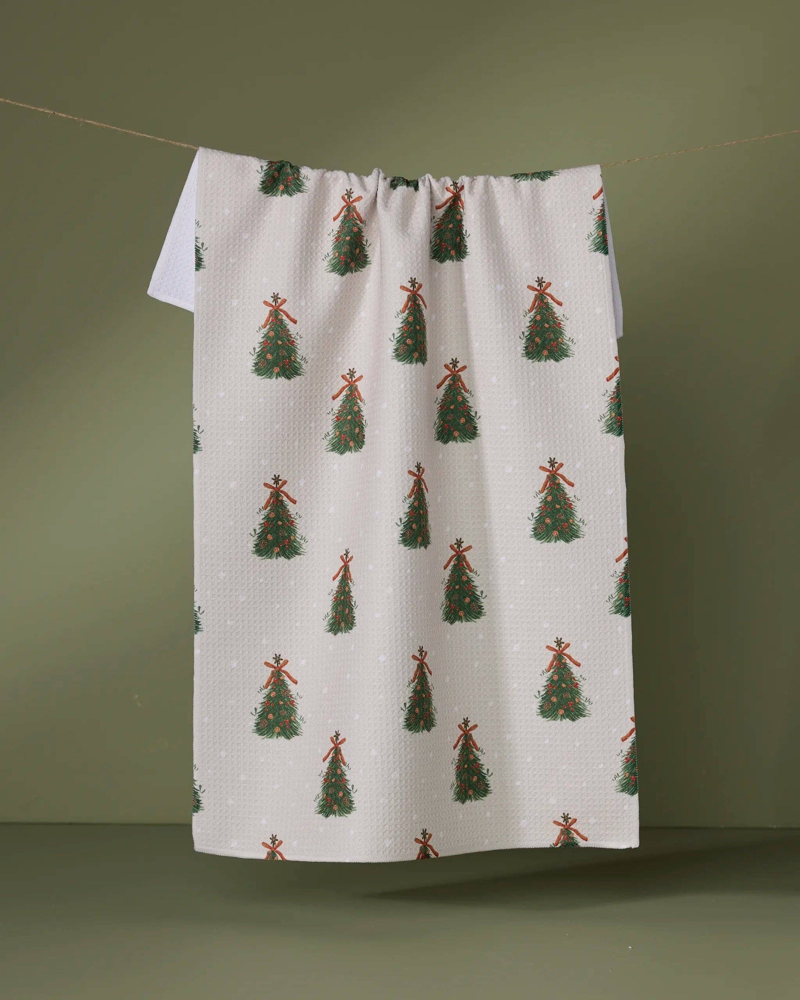 Arbolitos Geometry Tea Towel