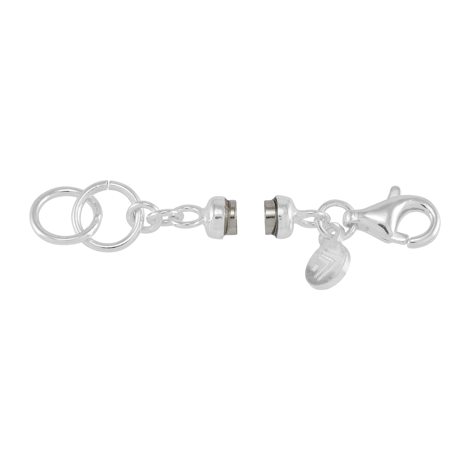 Silpada 'Large Magnet Chain Clasp' in Sterling Silver, 1.5": White / 1.5