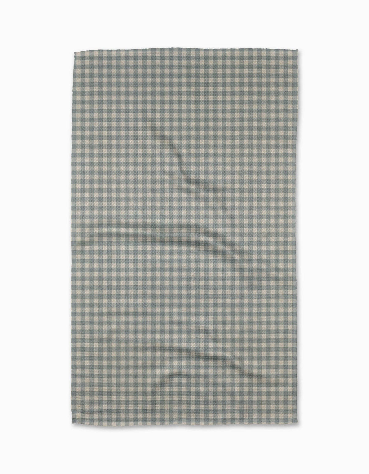 Tidepool Check Geometry Tea Towel