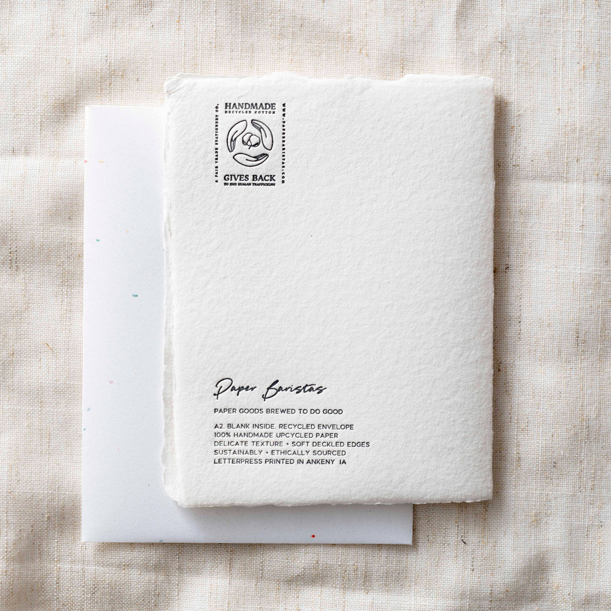 What A Gift You Are | Eco-Friendly Friendship Greeting Card: Folded A2 Greeting Card. Blank Inside.