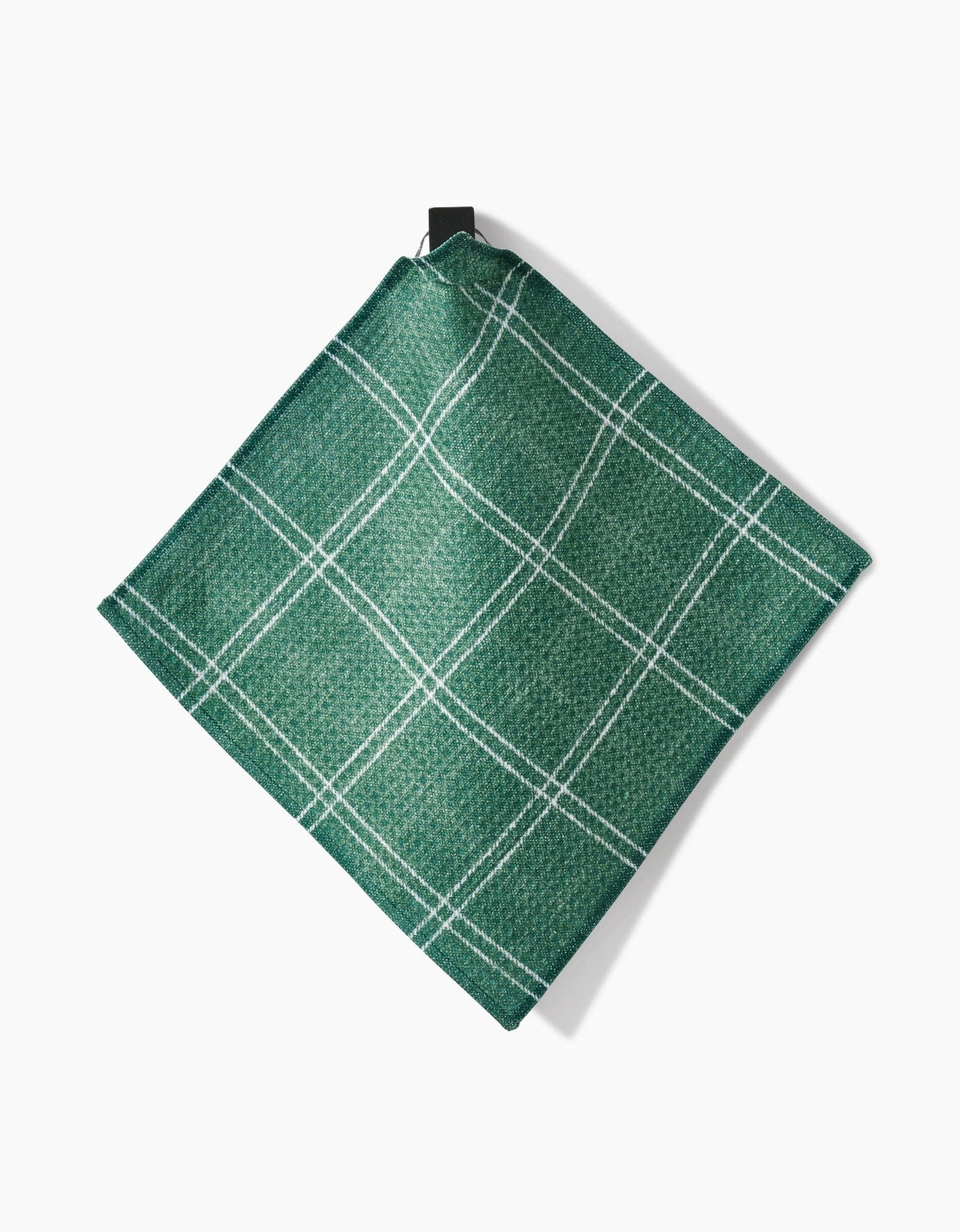 Pine Forest Plaid Geometry Dishcloth