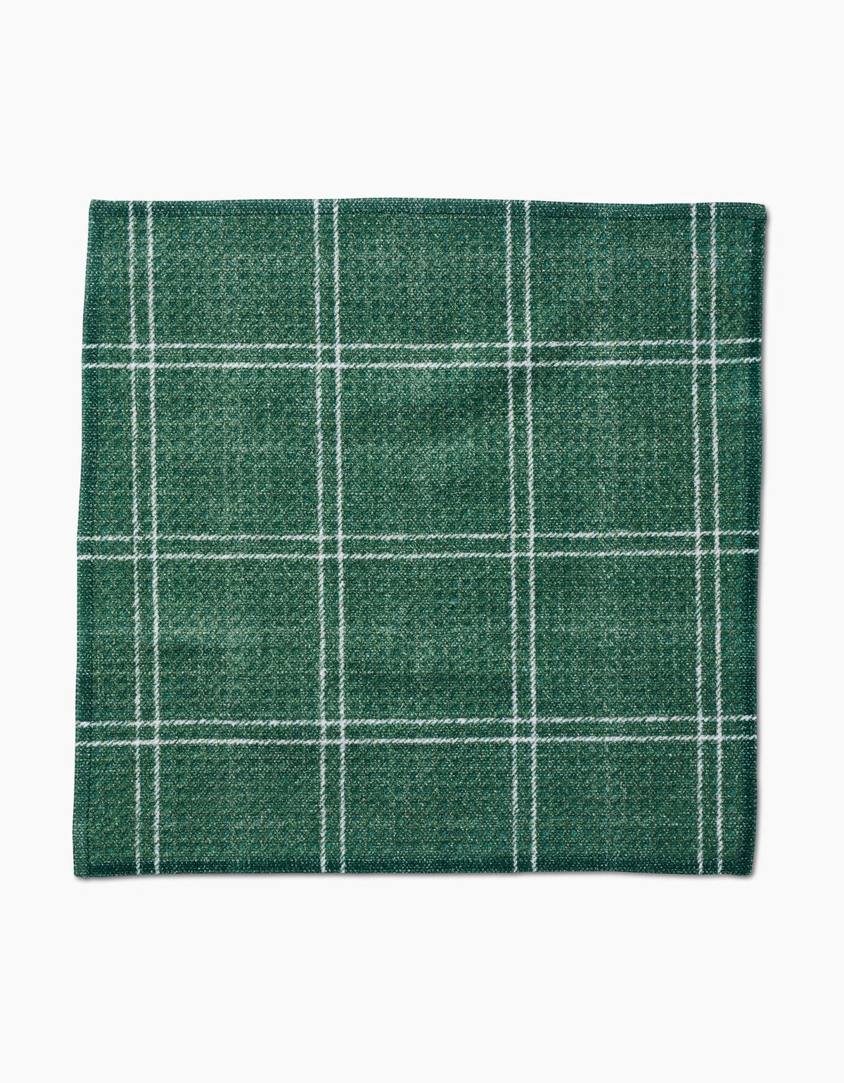 Pine Forest Plaid Geometry Dishcloth