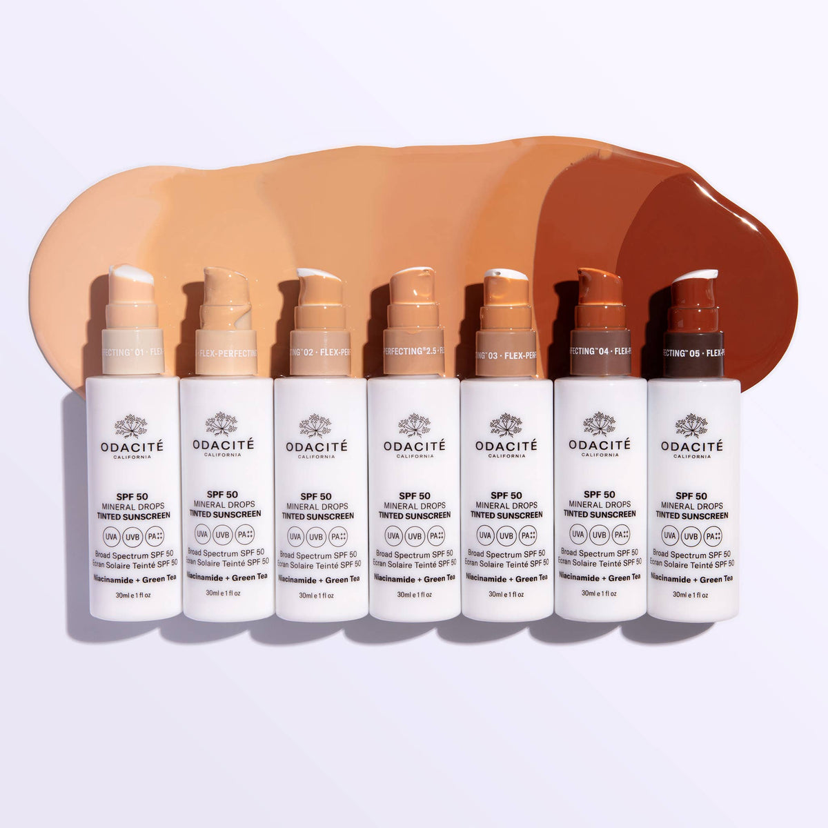 SPF 50 Mineral Drops Tinted Sunscreen: 01