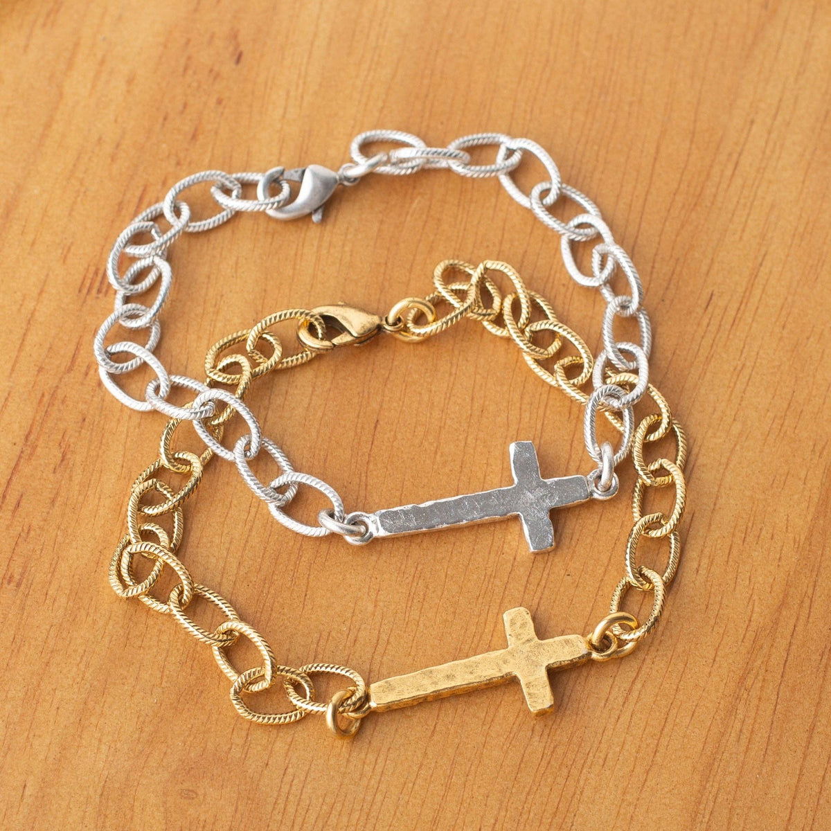 Eternal Grace Bracelet: Antique Silver