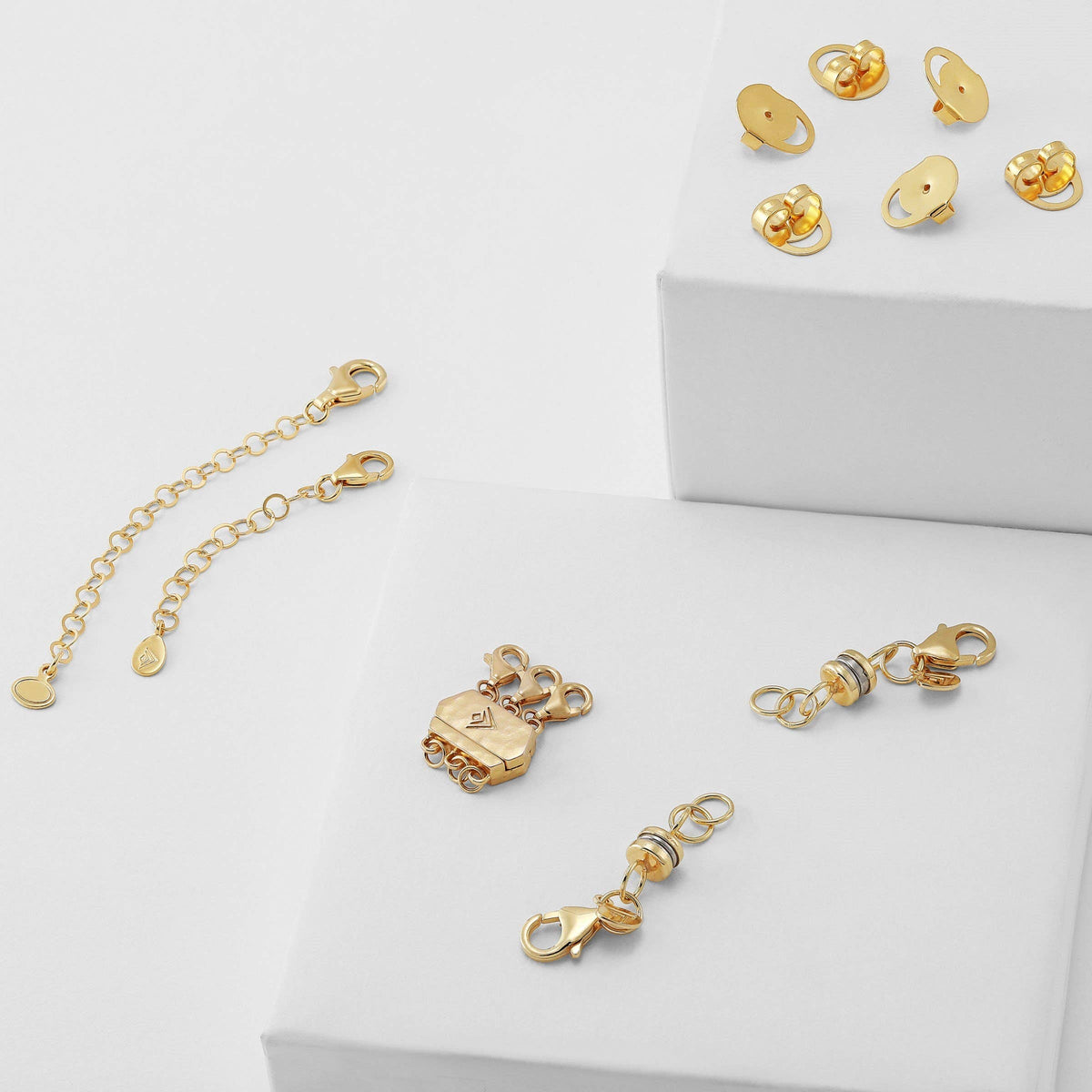 Silpada &#39;Large Magnet Chain Clasp&#39; in Sterling Silver, 1.5&quot;: White / 1.5