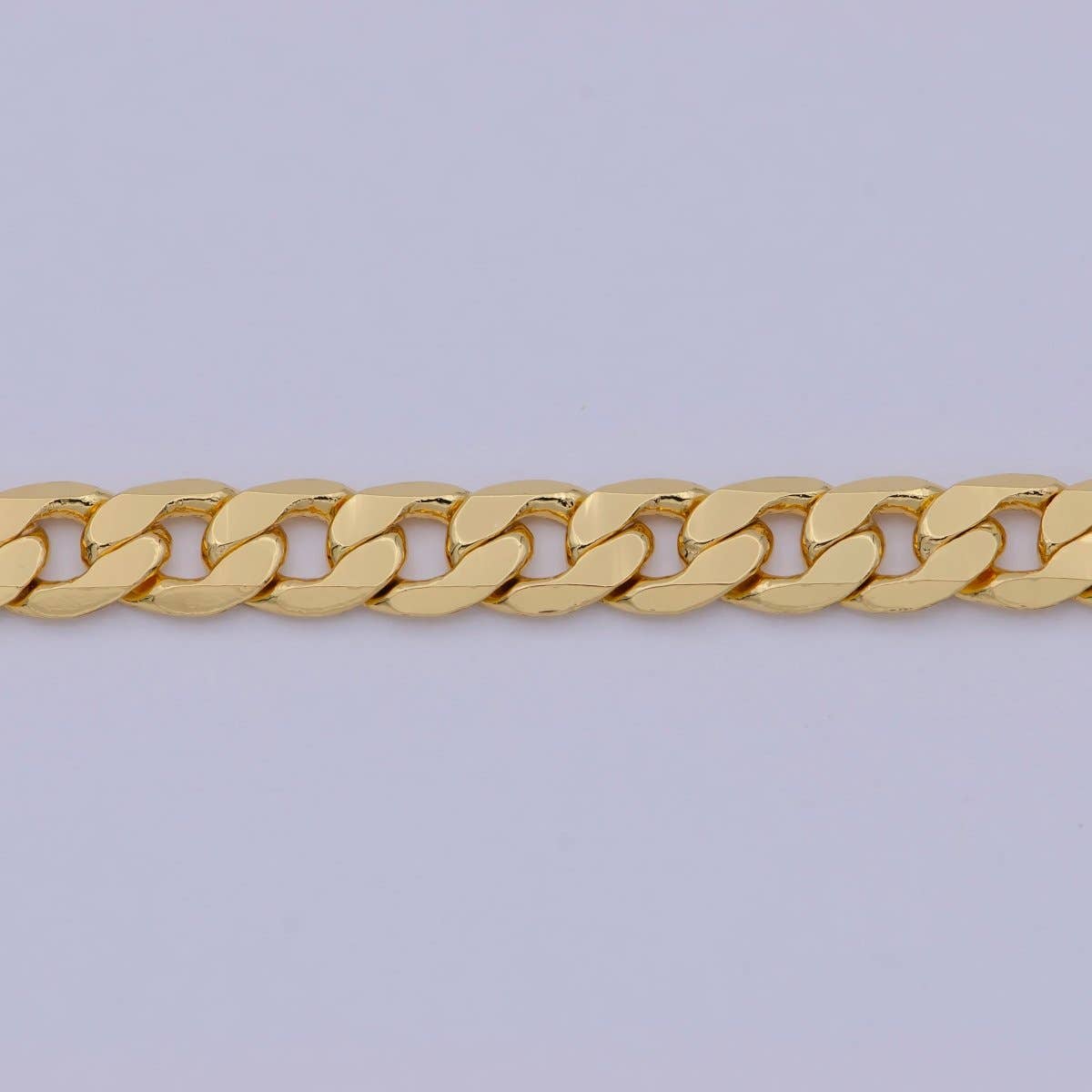 24k Gold Filled Cuban Link Chain Mens Gold Cuban Curb Chain Mens Jewelry 4mm Cuban Chain for Men Gold Jewelry Chain Boyfriend Gift | WA-472 Clearance Pricing