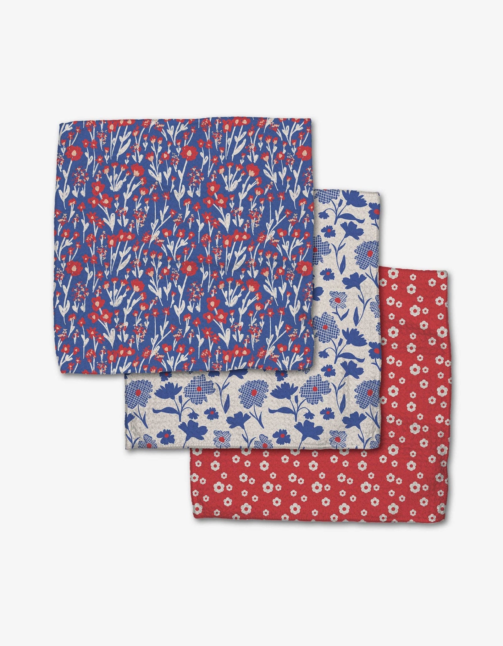 Royal Garden Geometry Dishcloth Set