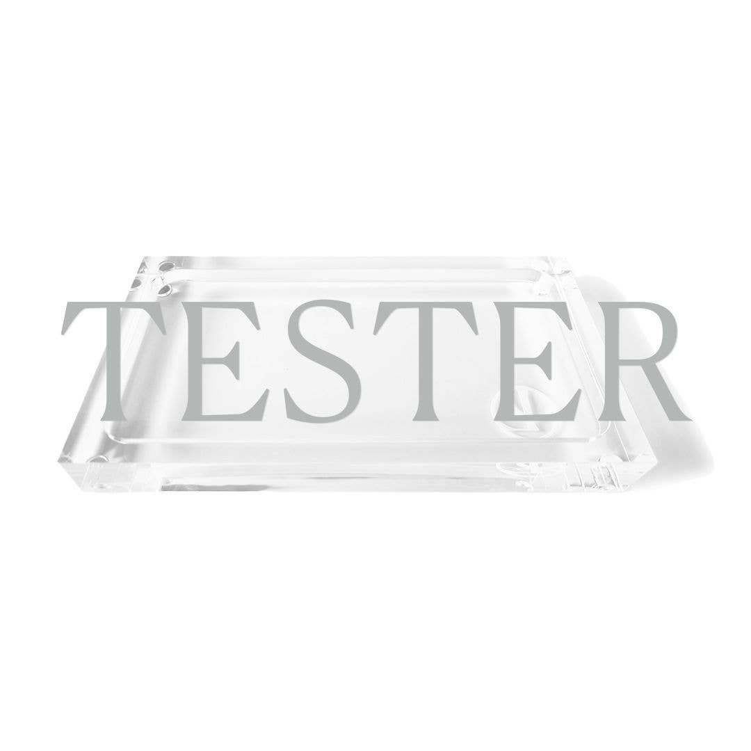 TESTER Lucite Tray - Medium