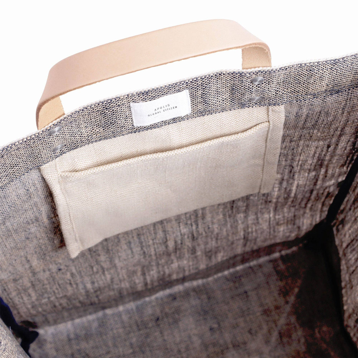 Apolis Large Market Bag in Chambray: Coeur d&#39;Alene