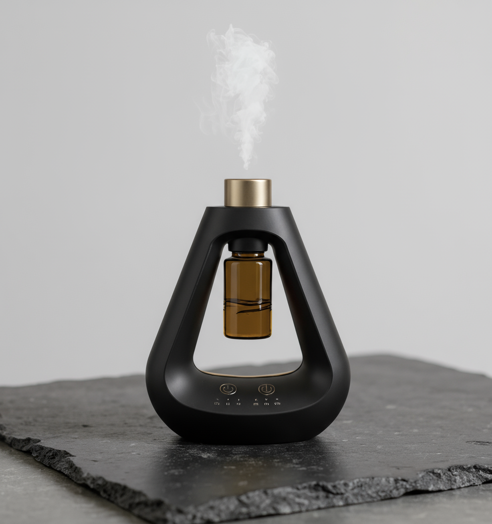 Candyl Candyl Delta Waterless Diffuser: Black - Holaday & Co.