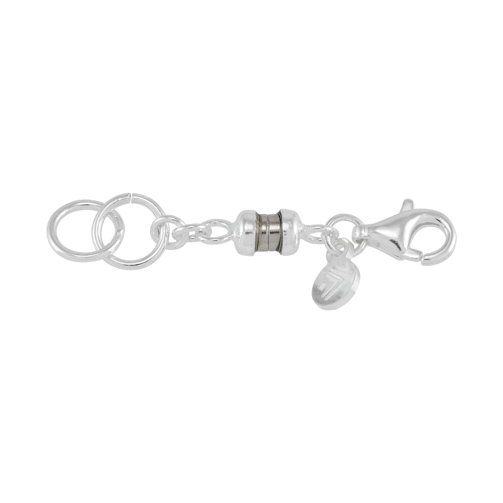 Silpada 'Large Magnet Chain Clasp' in Sterling Silver, 1.5": White / 1.5