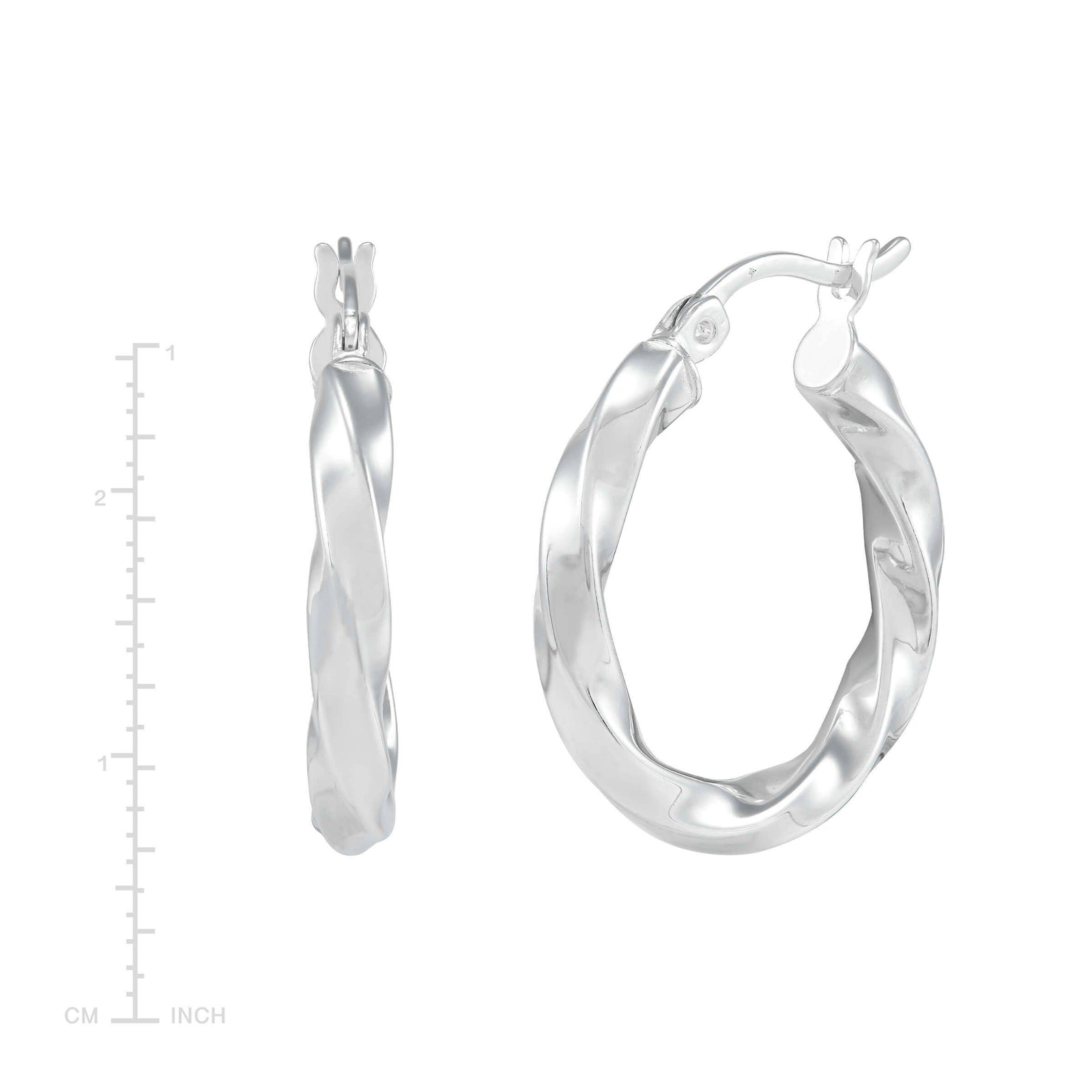 Silpada 'Simply Sweet' Hoop Earrings In Sterling 9/16