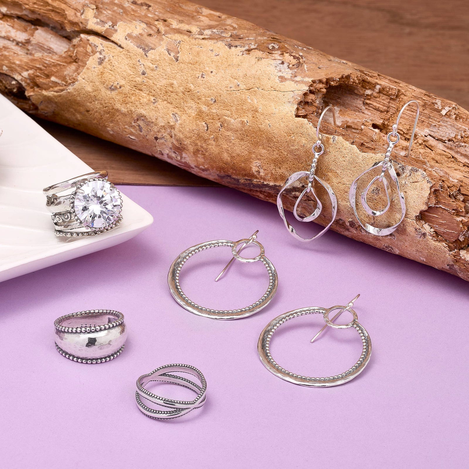 Silpada 'Interlap' Sterling Silver Ring: 5