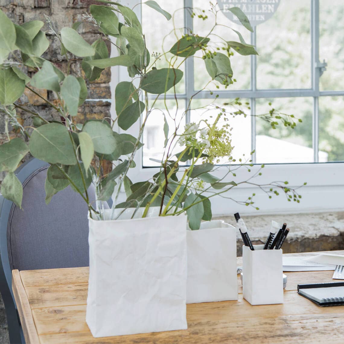 Porcelain Bag: Bag 5.7x6x4.5in