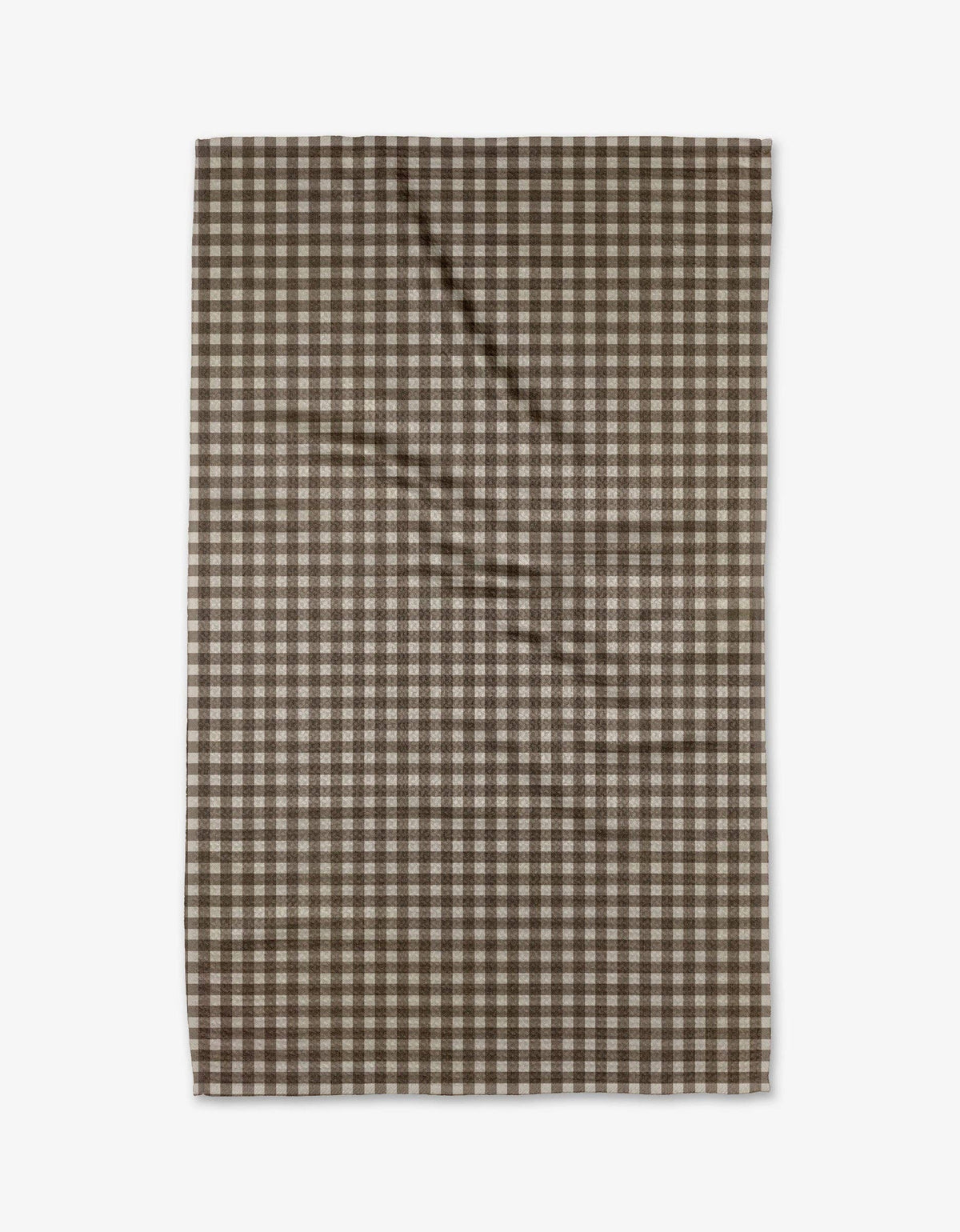 Whidbey Check  Geometry Tea Towel
