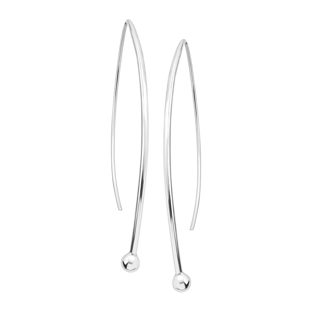 Silpada 'Spheres on Wires' Drop Earrings in Sterling Silver 2 13/16