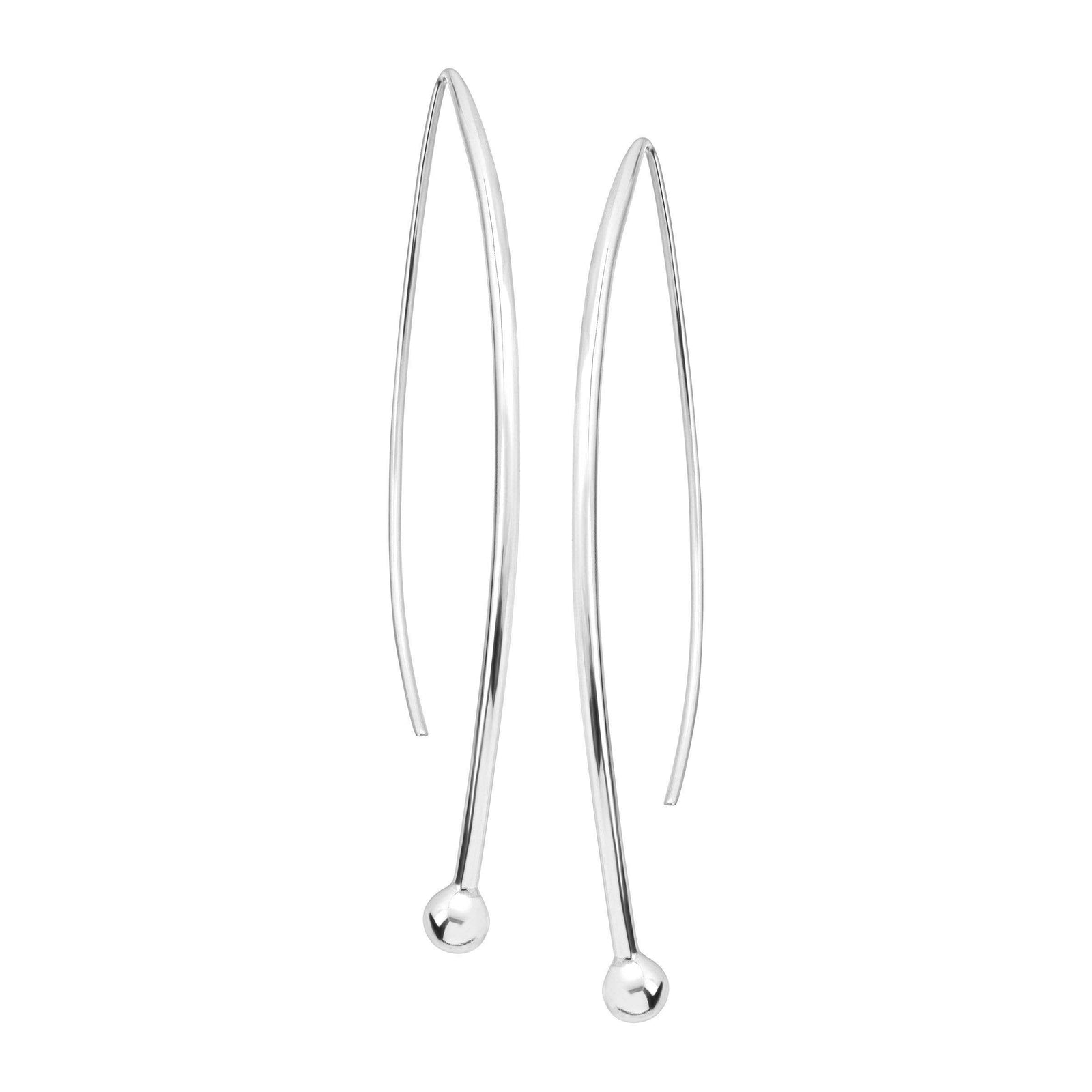 Silpada 'Spheres on Wires' Drop Earrings in Sterling Silver 2 13/16