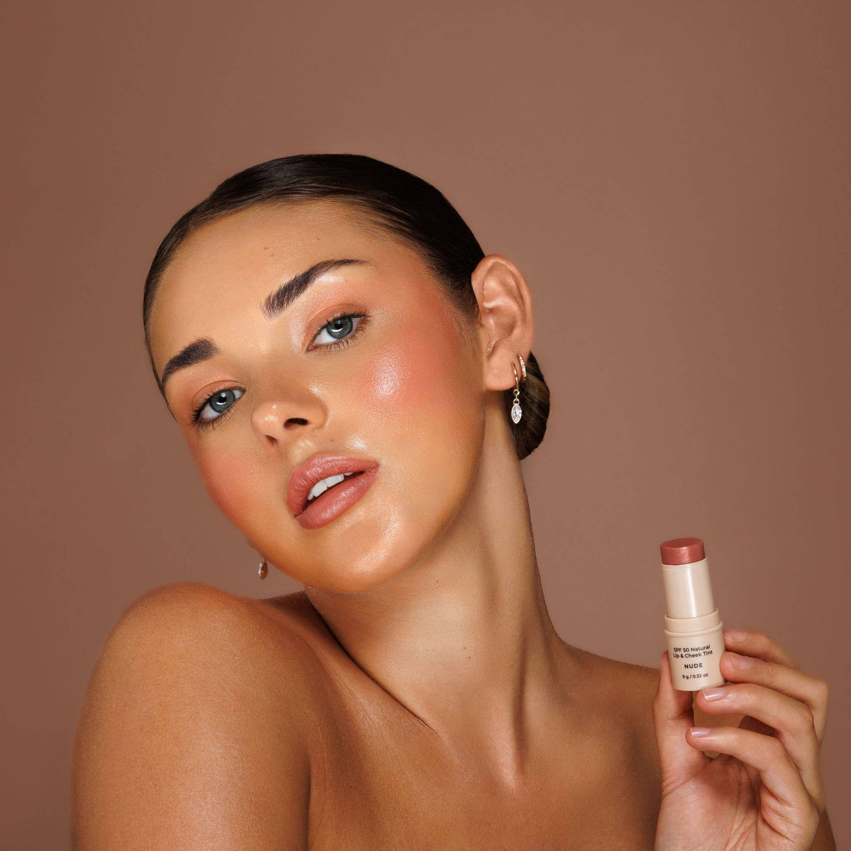 SPF 50 Natural Lip &amp; Cheek Tint - Nude