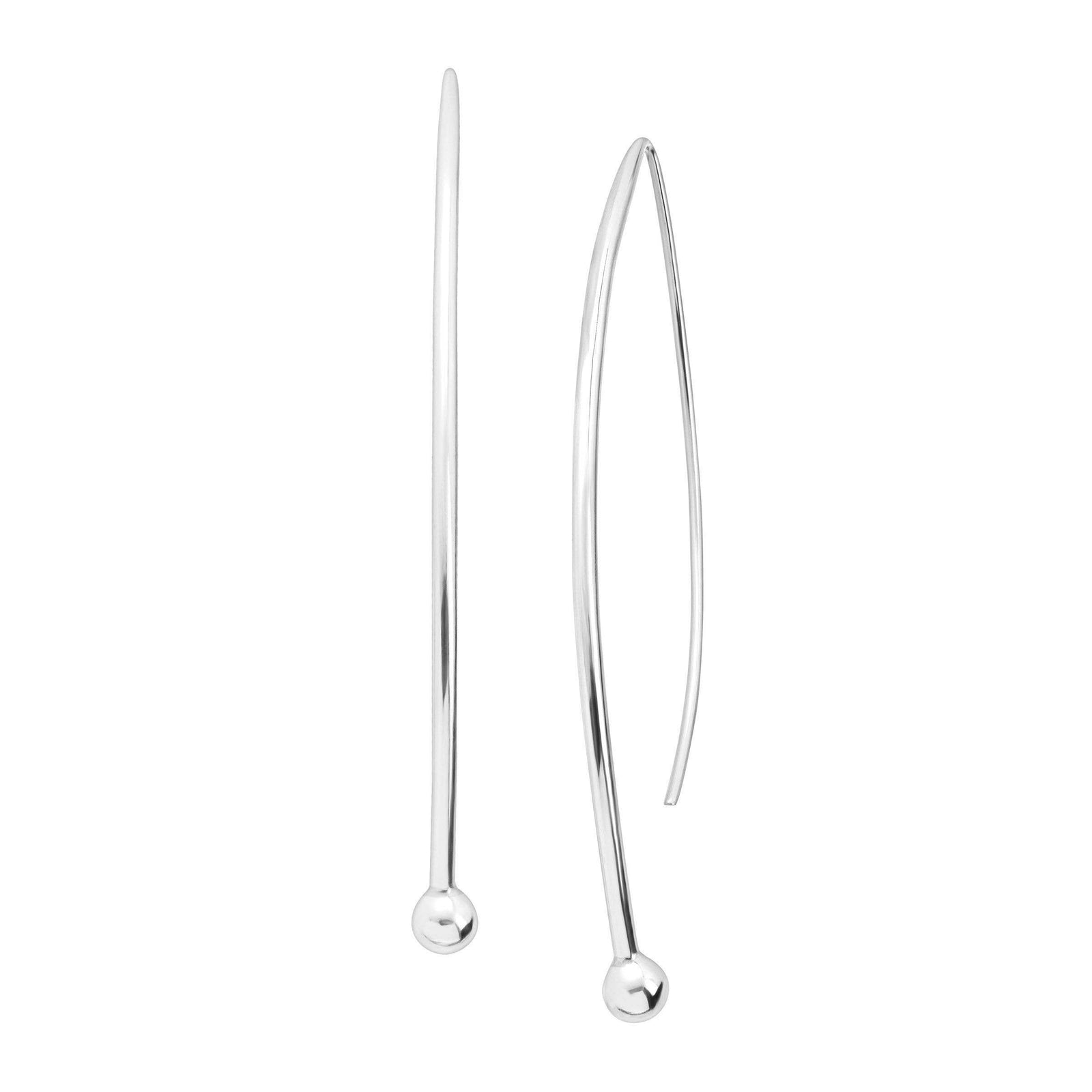 Silpada 'Spheres on Wires' Drop Earrings in Sterling Silver 2 13/16