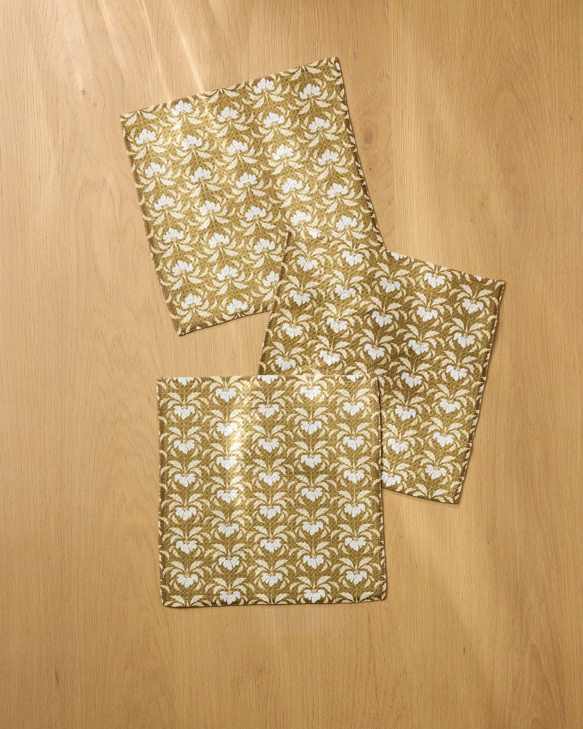 Gilded Bloom Dishcloth Set