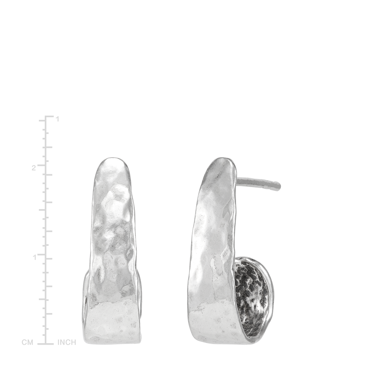 Silpada 'Revitalize' Sterling Silver J-Hoop Earrings: One Size