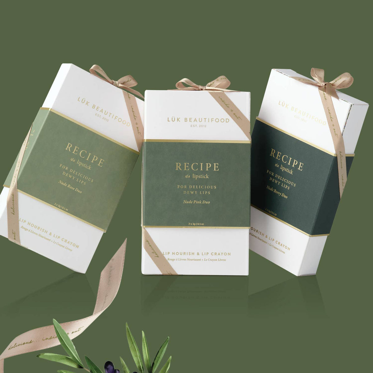 Recipe of a Lipstick - Nude Rose Duo Holiday 2025 Gift Set