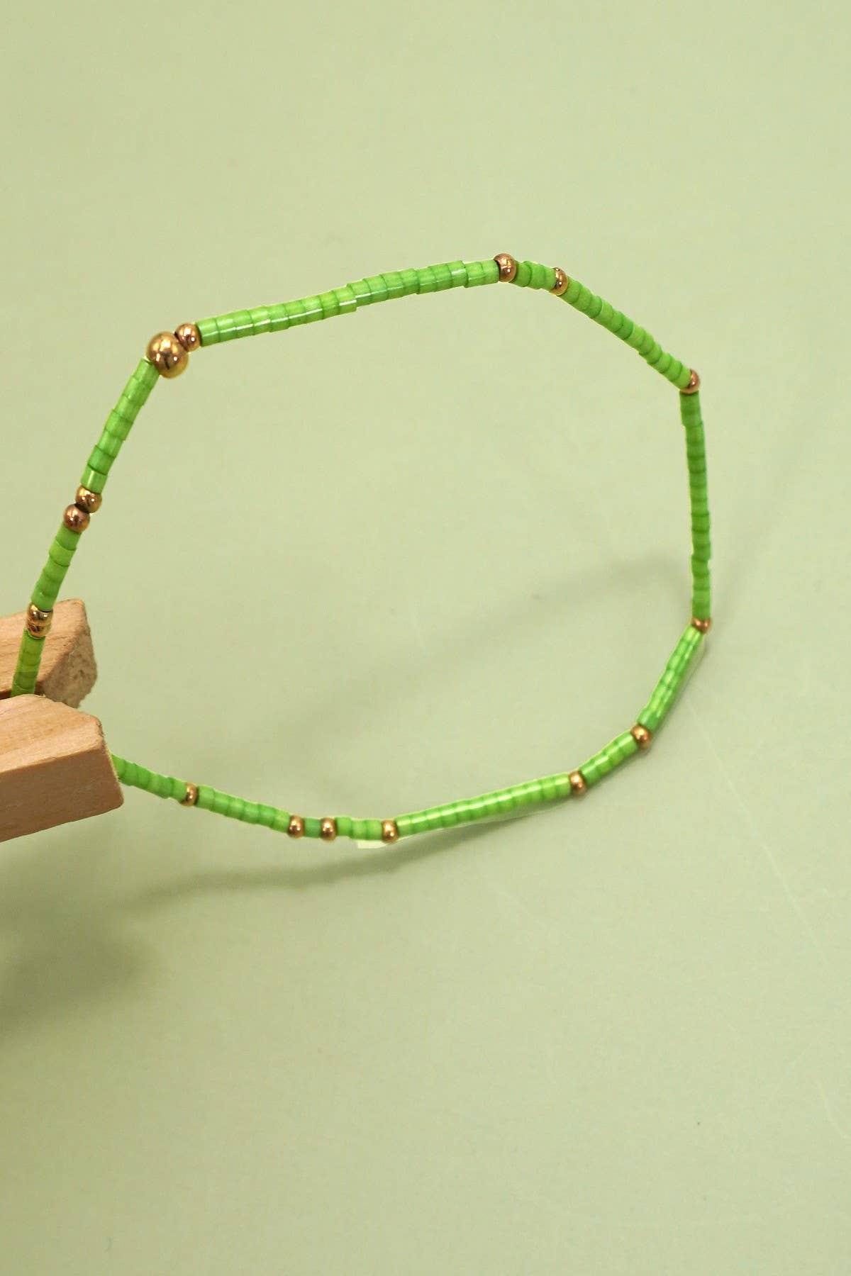 BOHO COLORFUL BALL BEADED BRACELET | 40B5178: PEACH