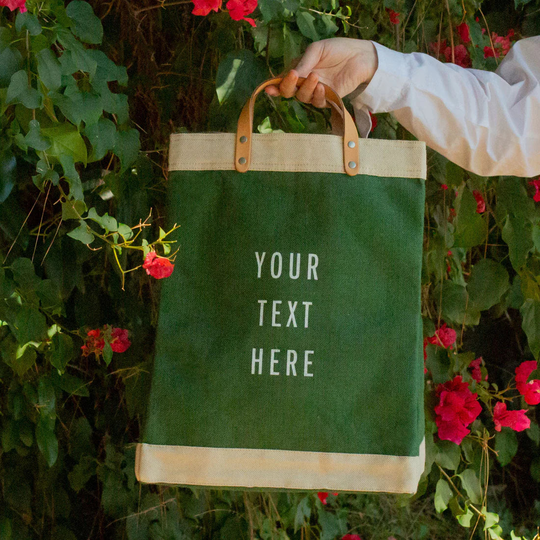 Apolis Market Bag in Field Green - Lake Coeur d'Alene