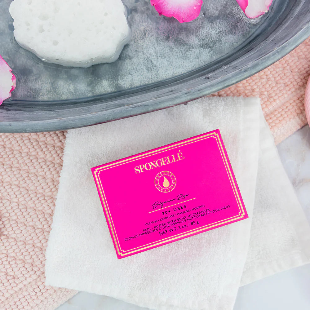 Spongelle Bulgarian Rose | Pedi Buffer